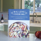 Big Love Cooking cover on kitchen counter