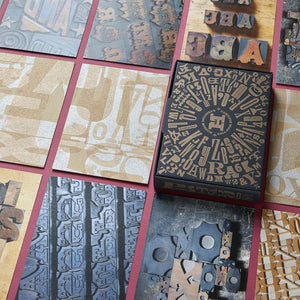 Postcards and Art Prints from the Hamilton Wood Type Collection box and cards