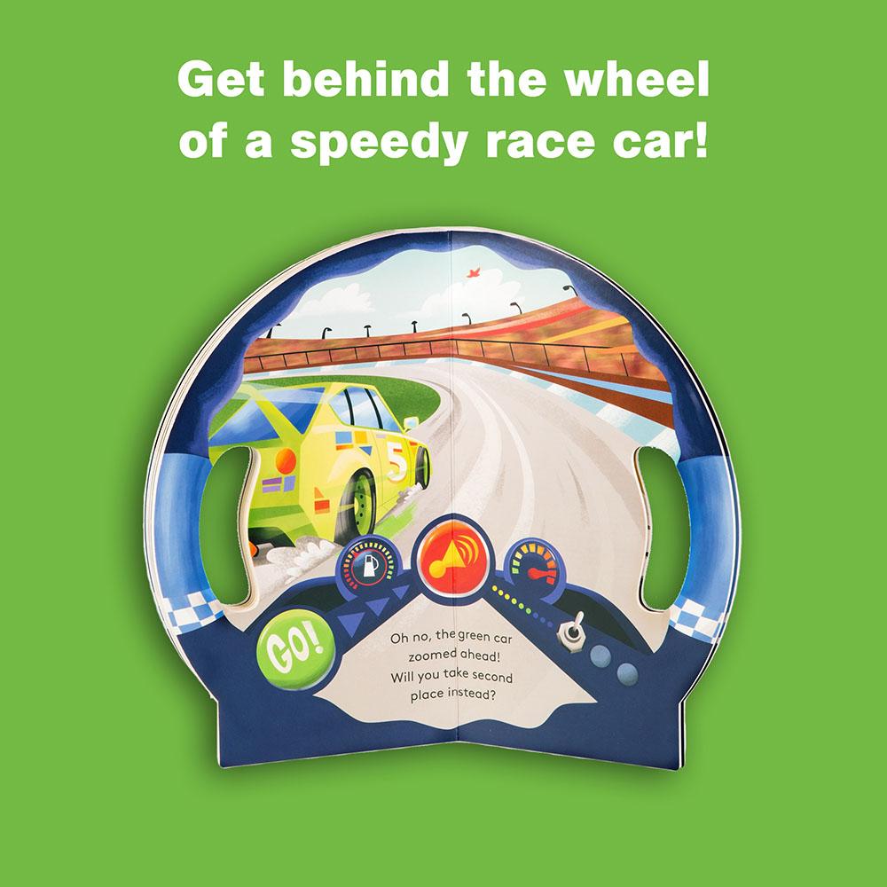Get behind the wheel of a speedy race car!