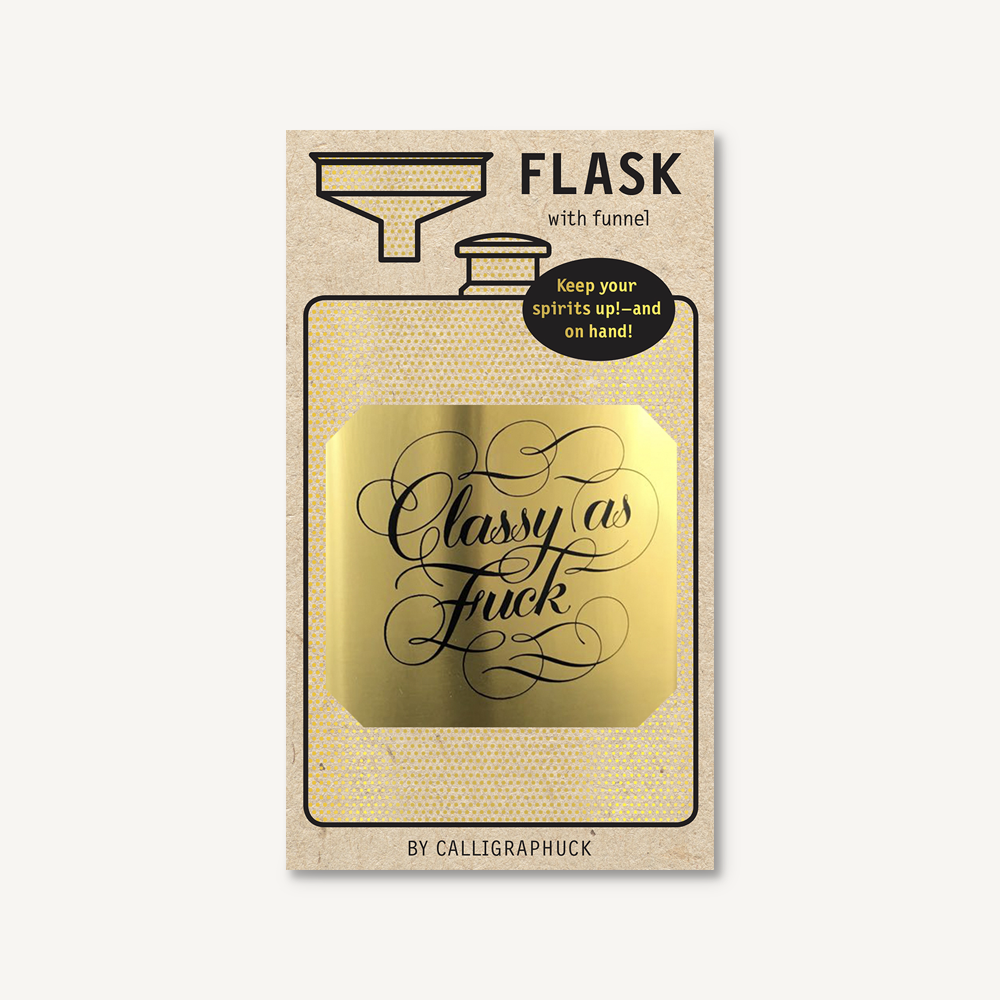 Classy as Fuck Flask box