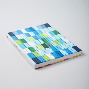 LEGO Brick Notebook showing front cover