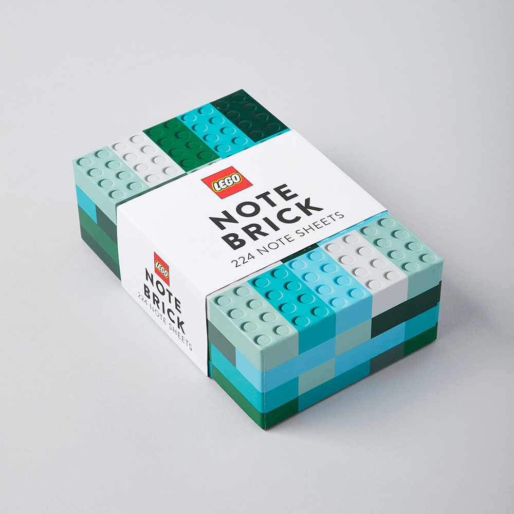 LEGO Note Brick (Blue-Green) | Chronicle Books