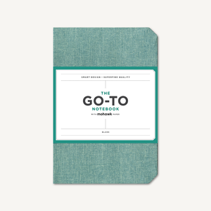 Go-To Notebook with Mohawk Paper, Sage Blue Blank