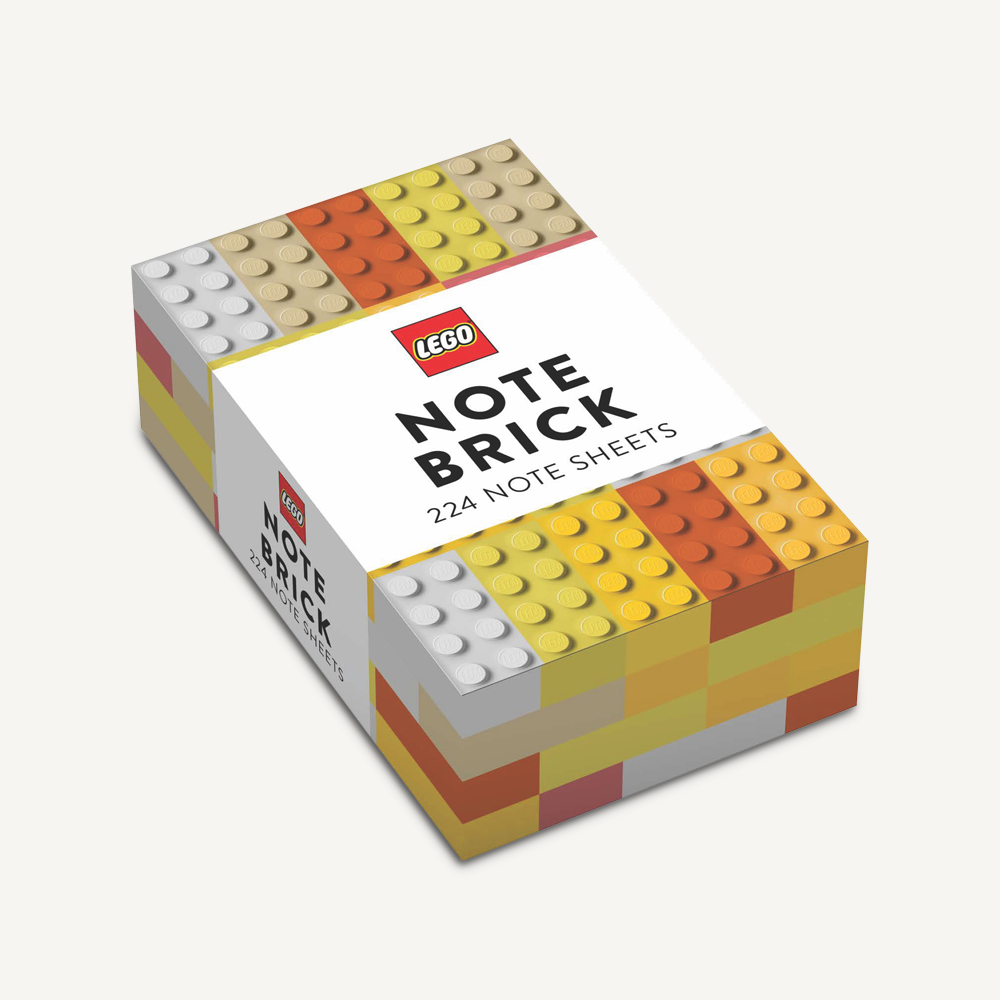 LEGO Note Brick Yellow Orange Chronicle Books