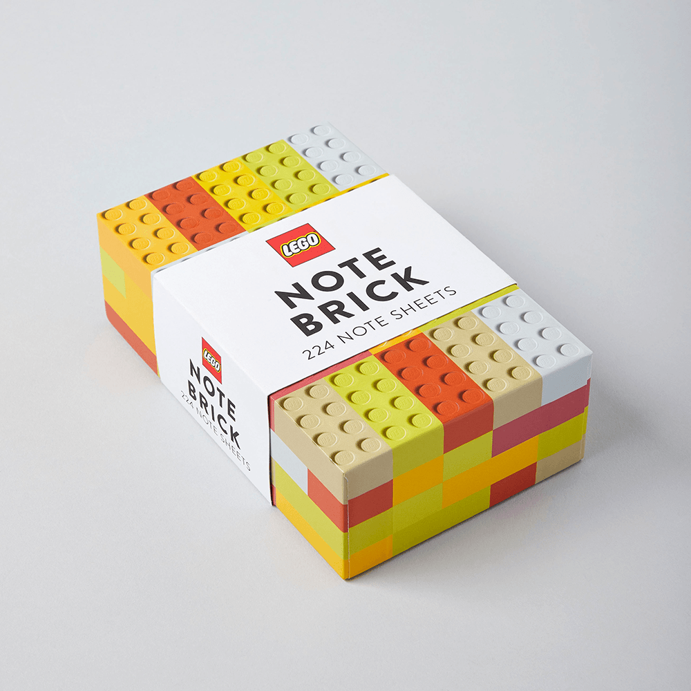 Lego Notes LEGO Note Brick (Yellow-Orange) | Chronicle Books