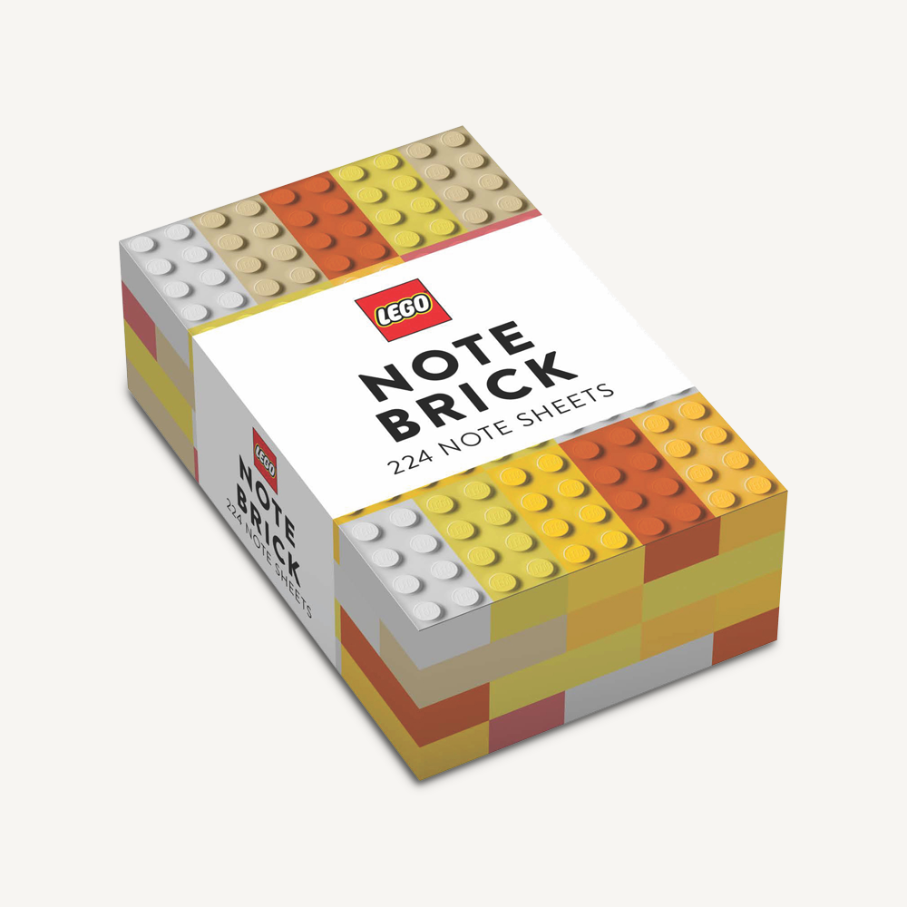 LEGO Note Brick (Yellow-Orange)