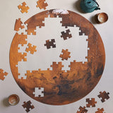 Mars: 100 Piece Puzzle with puzzle pieces