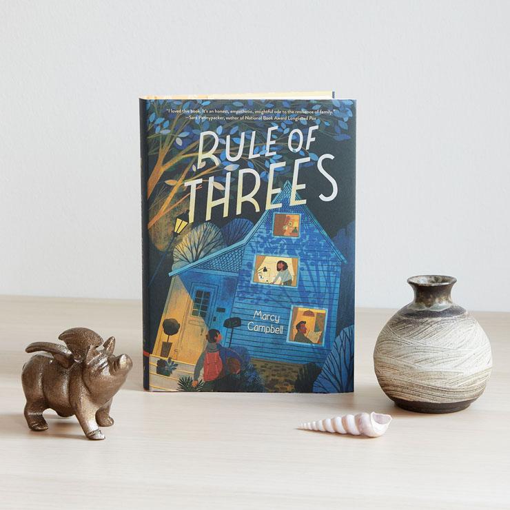 Rule of Threes with shell, pig figurine and ceramic vessel