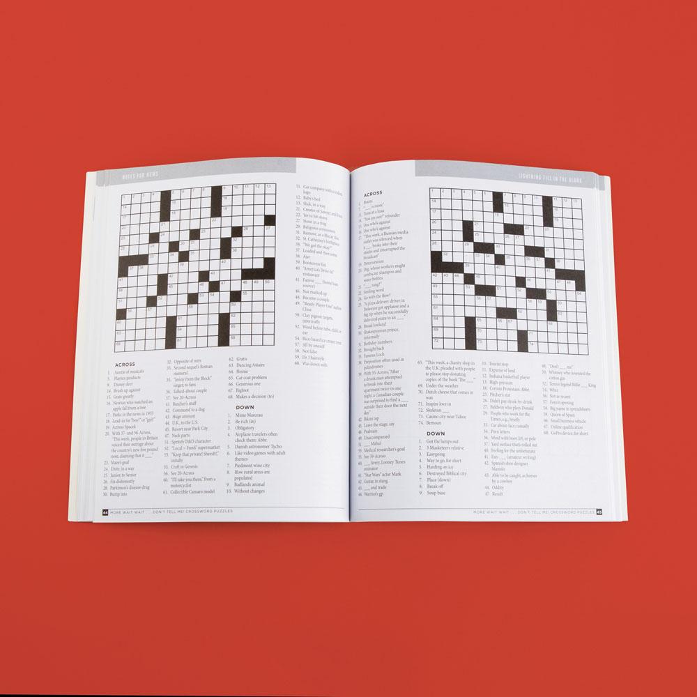 More Wait Wait...Don't Tell Me! Crossword Puzzles Chronicle Books