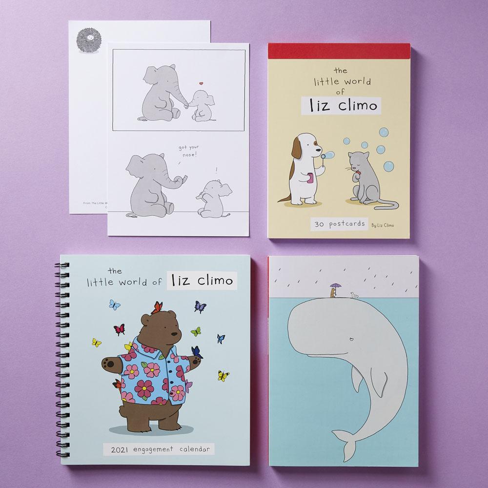 The Little World of Liz Climo Journal with other Liz Climo stationery