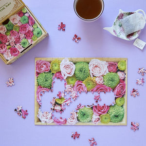 A Little Something Floral: 150-Piece Mini Puzzle assembled puzzle