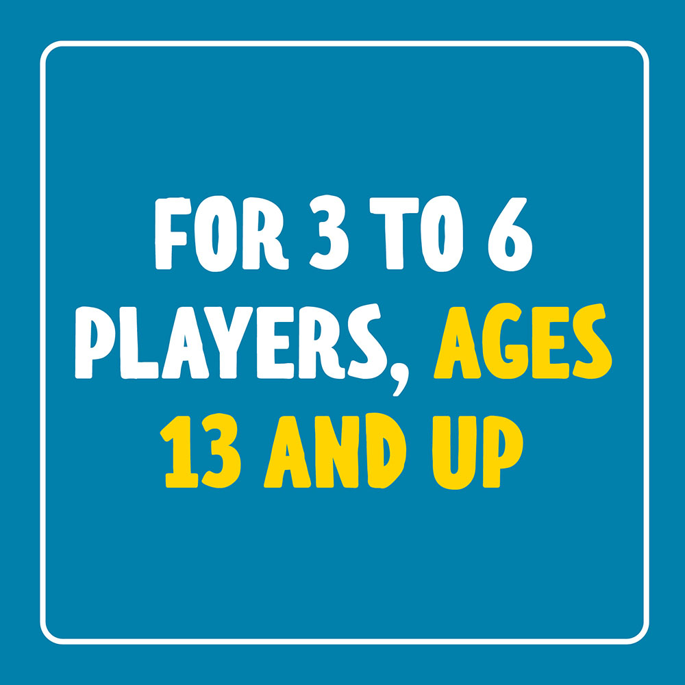 For 3 to 6 players, ages 13 and up