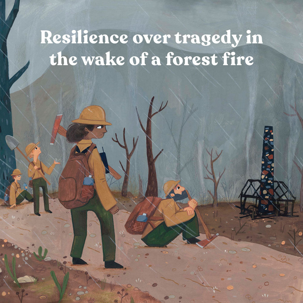 Resilience over tragedy in the wake of a forest fire
