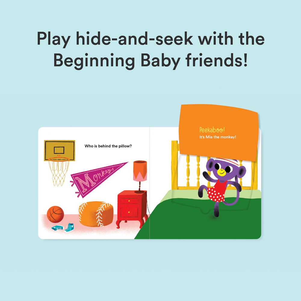 Play hide-and-seek with Beginning Baby friends!