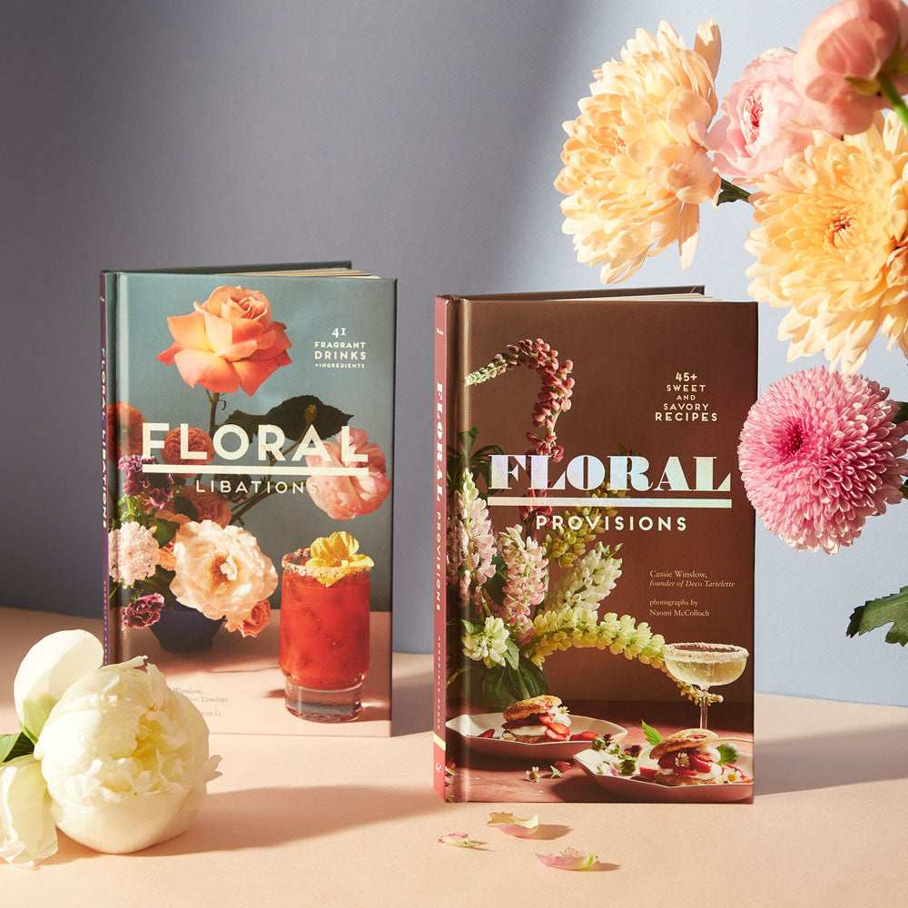 Floral Provisions and Floral Libations with dahlias and peonies