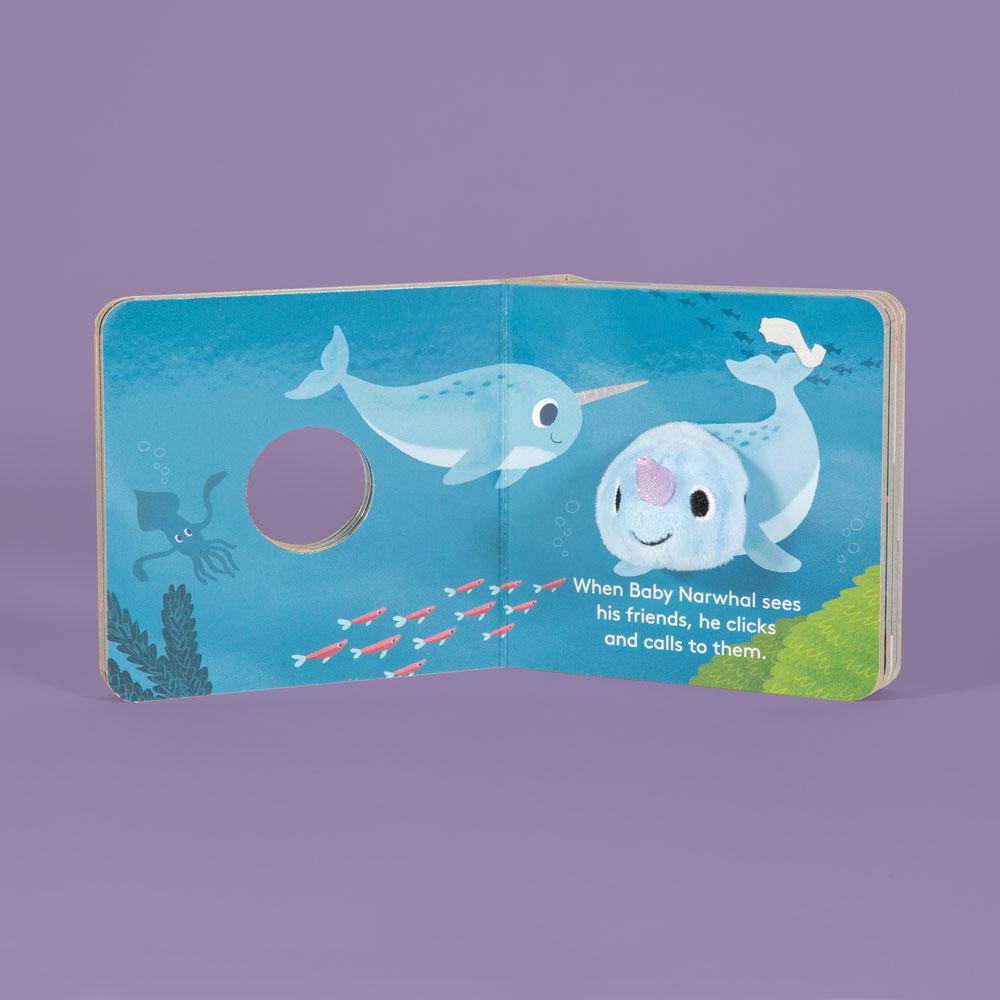 Baby Narwhal: Finger Puppet Book interior