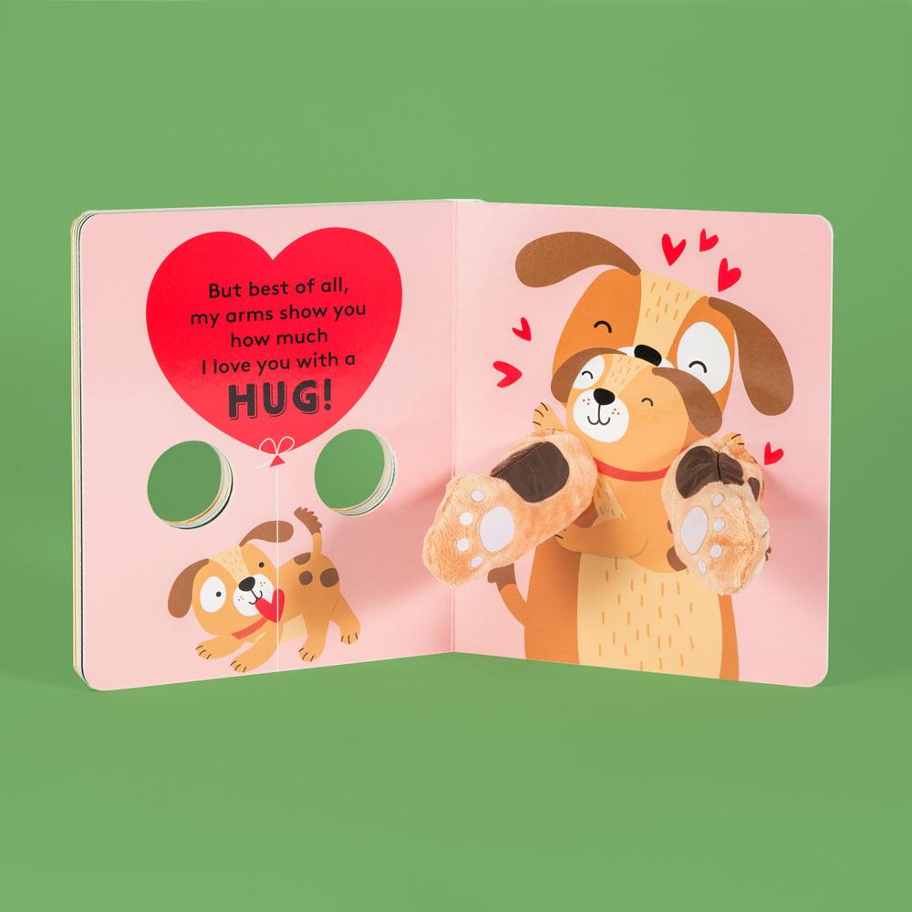 Hug Me Little Puppy: Finger Puppet Book interior
