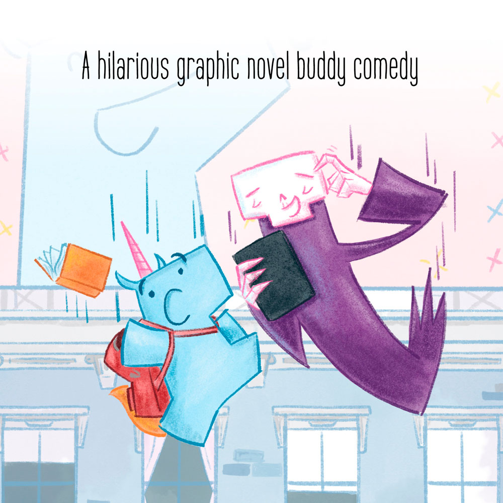 A hilarious graphic novel buddy comedy