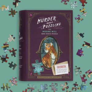 Murder Most Puzzling The Missing Will 500-Piece Puzzle