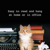 Easy to read and hang at home or office