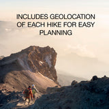 Includes geolocation of each hike for easy planning