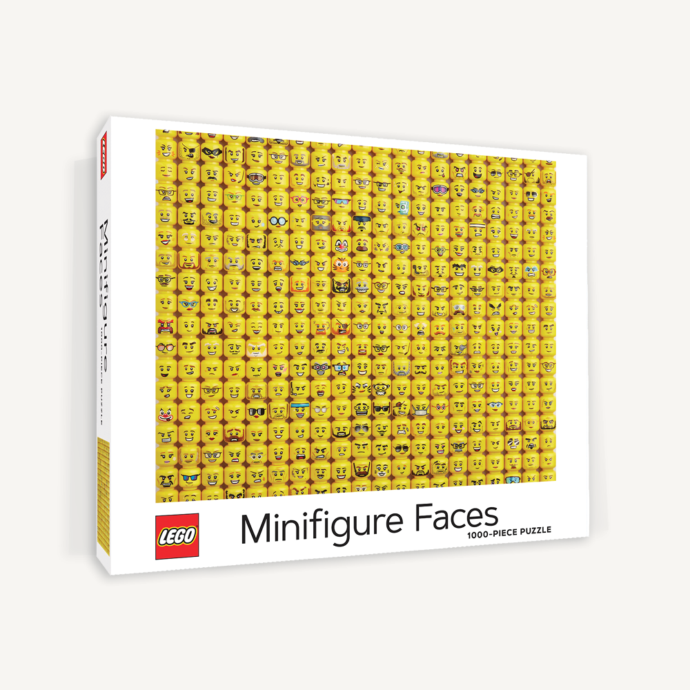 LEGO Minifigure Faces Puzzle  1000 piece jigsaw puzzle
