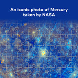 An iconic photo of Mercury taken by NASA 