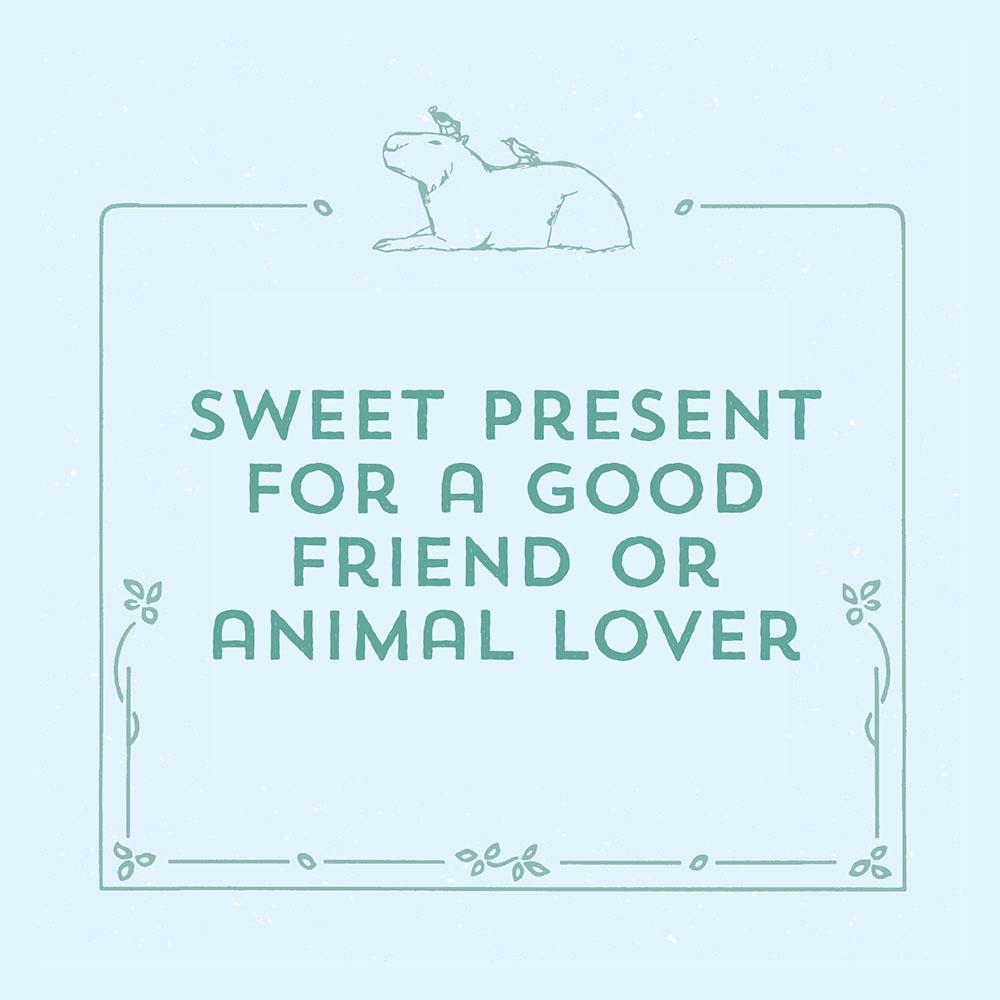 Sweet present for a good friend or animal lover