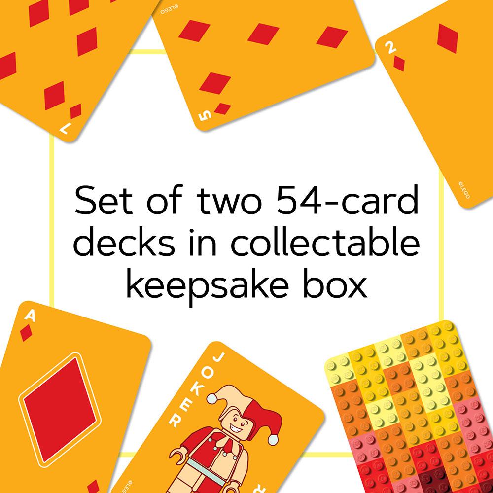 Set of two 54-card decks in a collectable keepsake box
