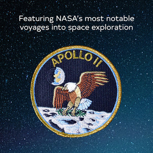 featuring NASA's most notable voyages into space exploration