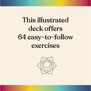 This illustrated deck offers 64 easy-to-follow exercises