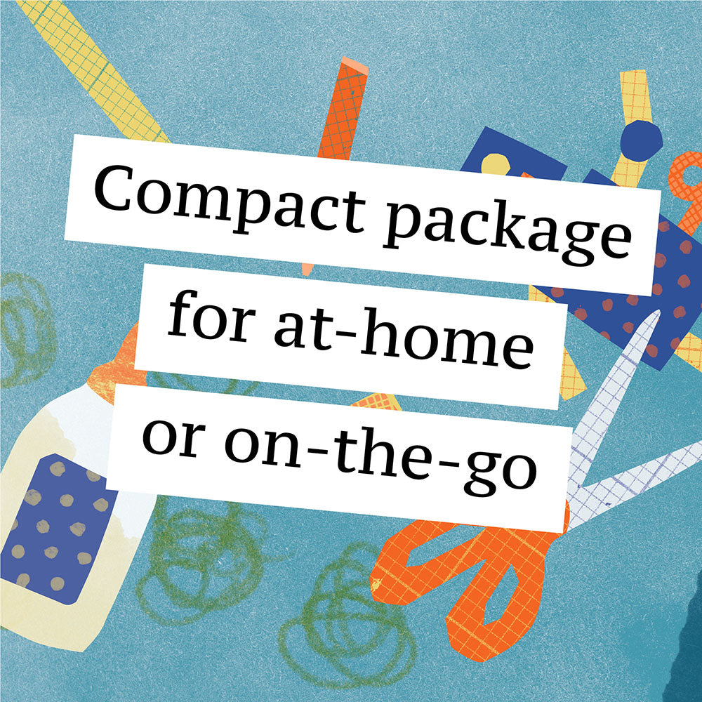 Compact package for at-home or on-the-go