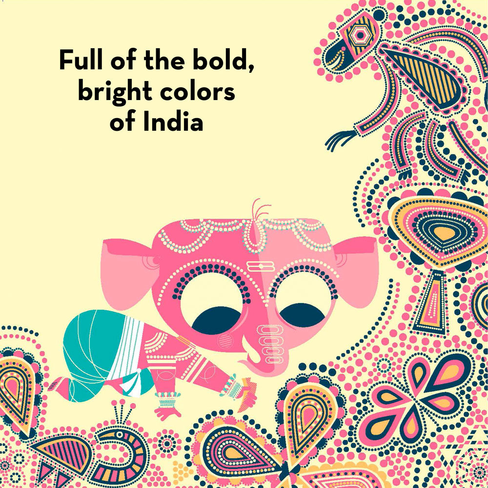 Full of the bold, bright colors of India