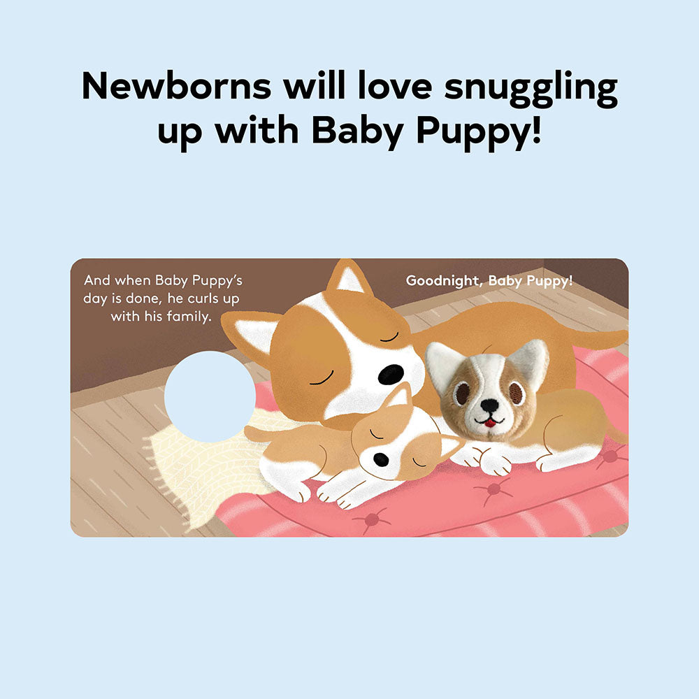 Newborns will love snuggling up with Baby Puppy! 