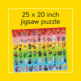 25 x 20 inch jigsaw puzzle