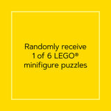 Randomly received 1 of 6 LEGO minifigure puzzle