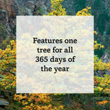 Features one tree for all 365 days of the year