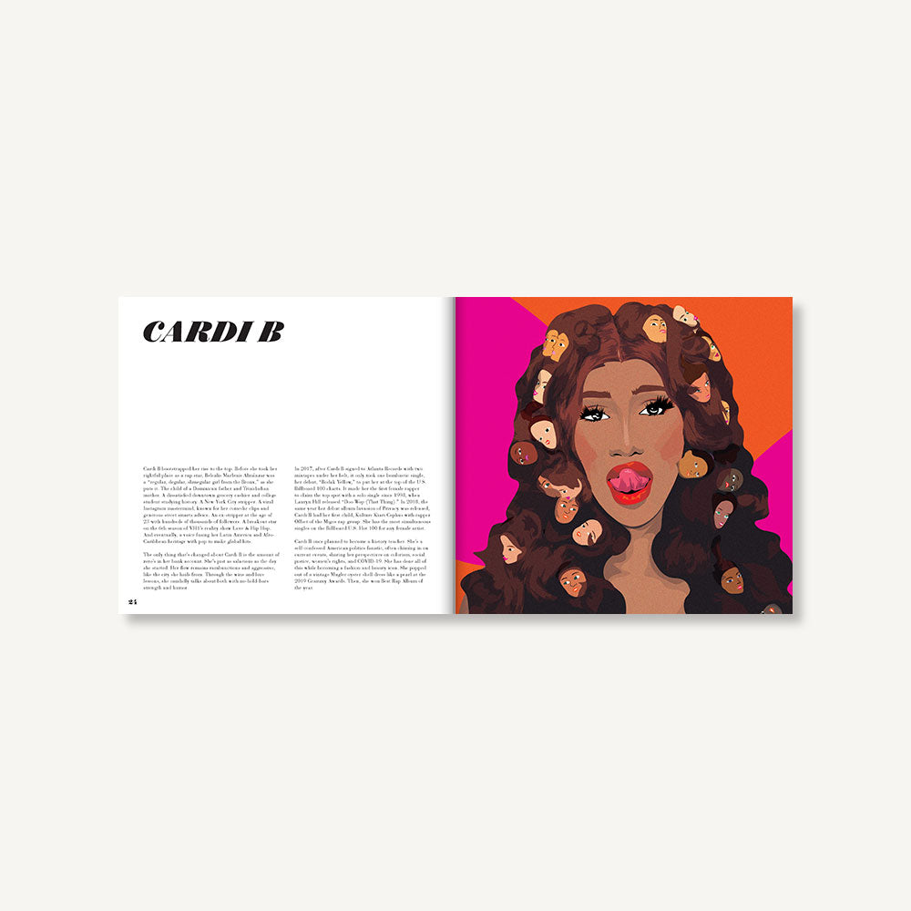 Black Icons in Herstory interior: Cardi B