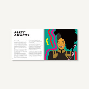 Black Icons in Herstory interior: Janet Jackson