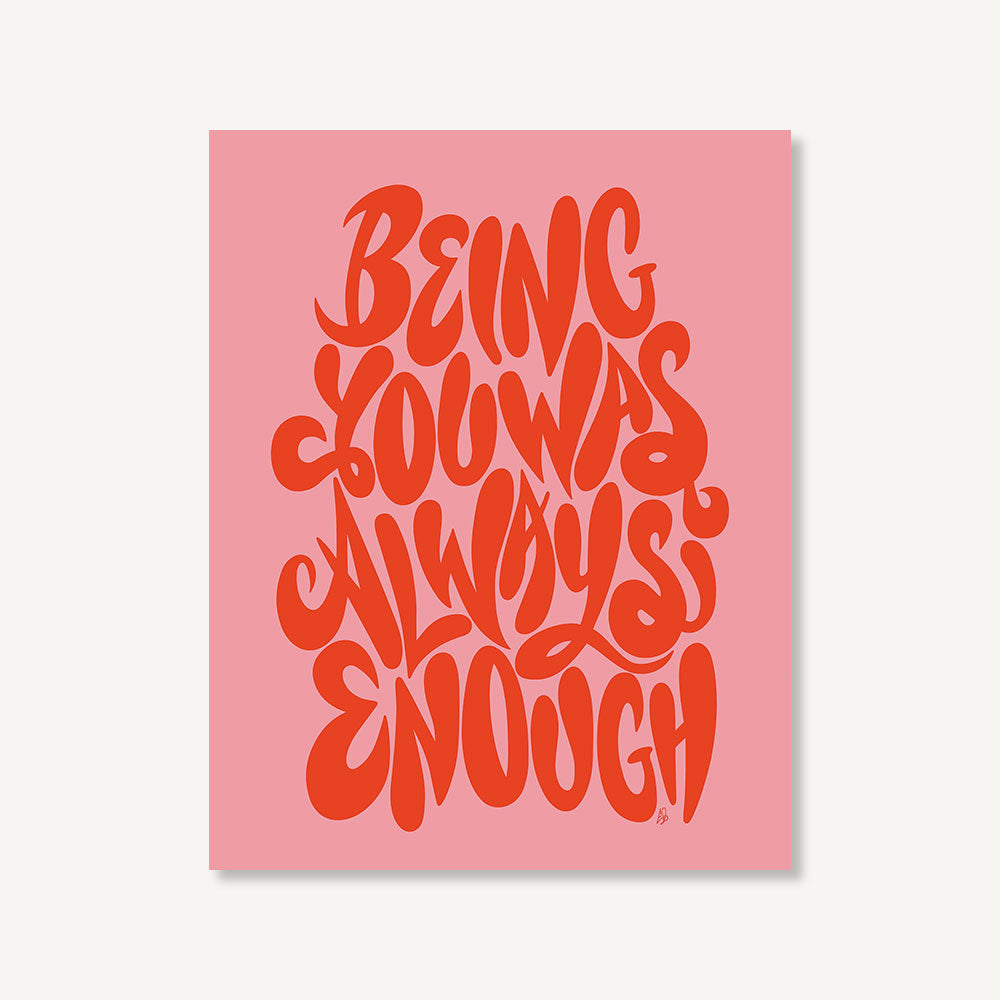 Dream in Color interior poster: Being You Was Always Enough