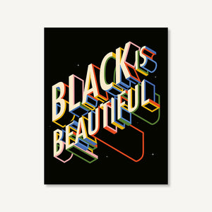 Dream in Color interior poster: Black is Beautiful
