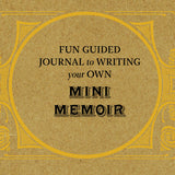 Fun guided journal to writing your own mini memoir