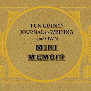Fun guided journal to writing your own mini memoir
