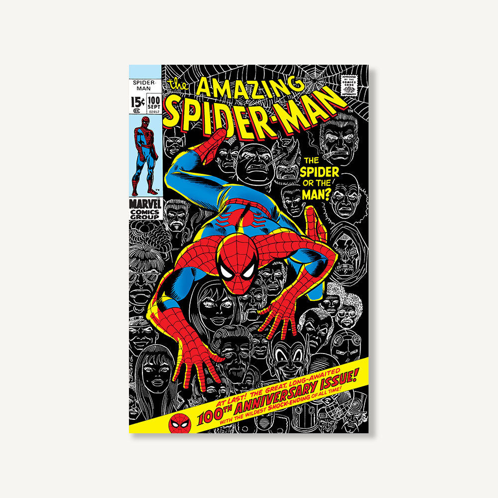 Spider-Man Comic Book Cover Postcard