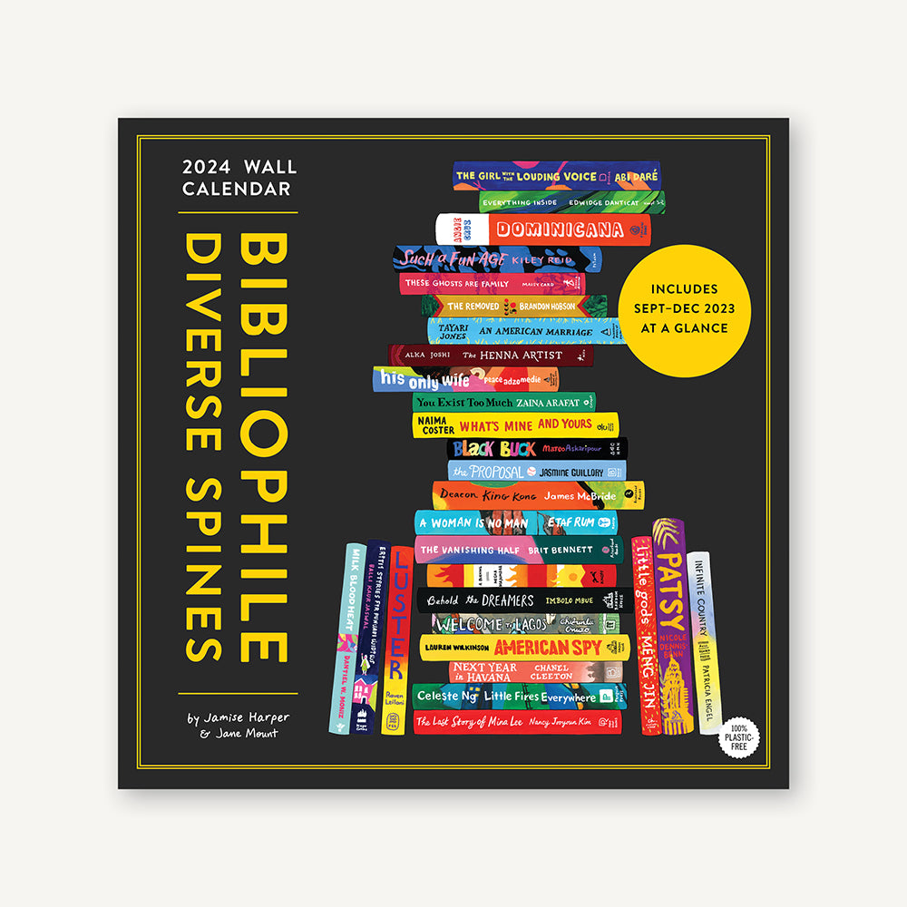 Bibliophile Diverse Spines 2024 Wall Calendar Chronicle Books 1 1200x1200