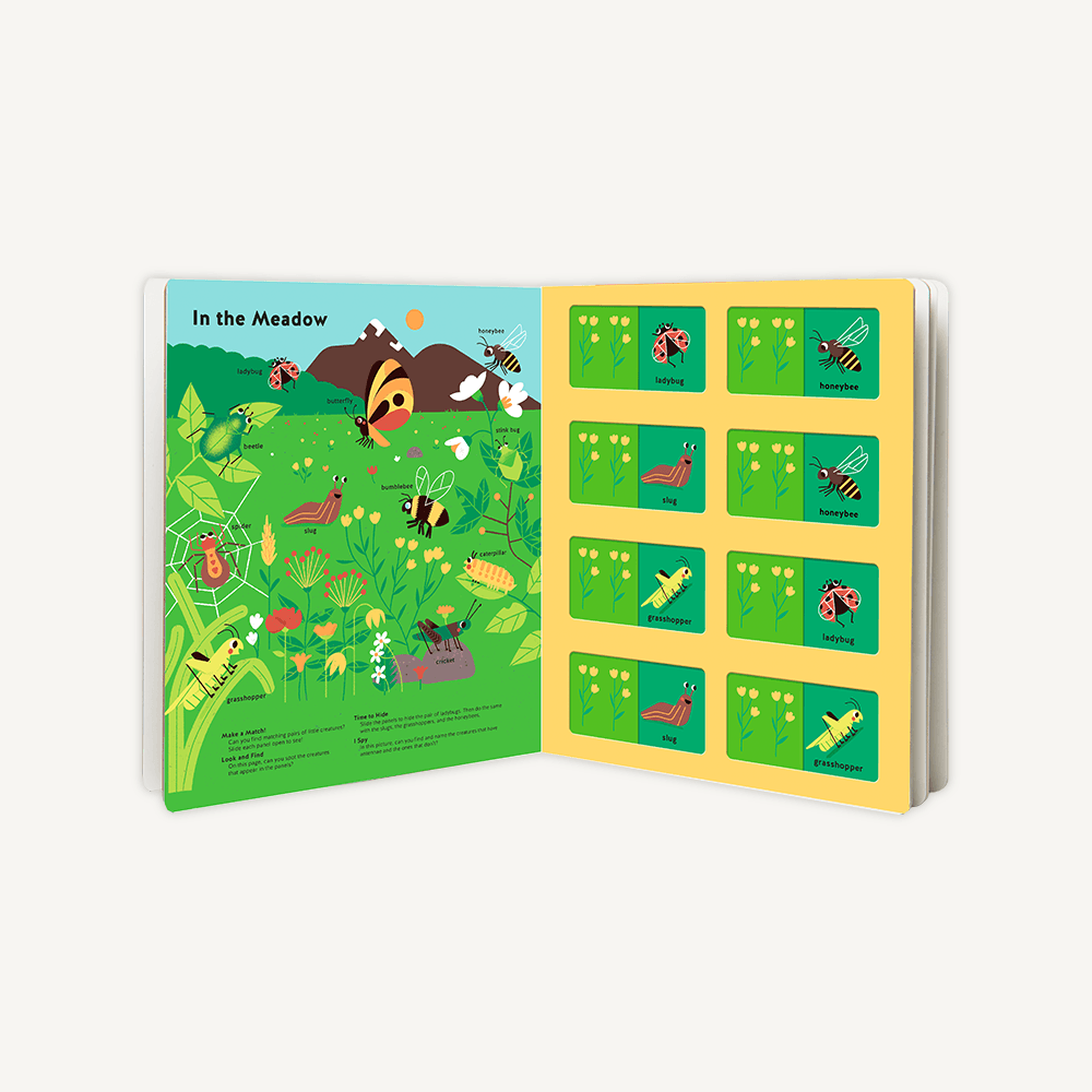 Matching Game Book: Bugs and Other Little Critters interior
