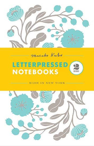 Masako Kubo Letterpressed Notebooks - Chronicle Books